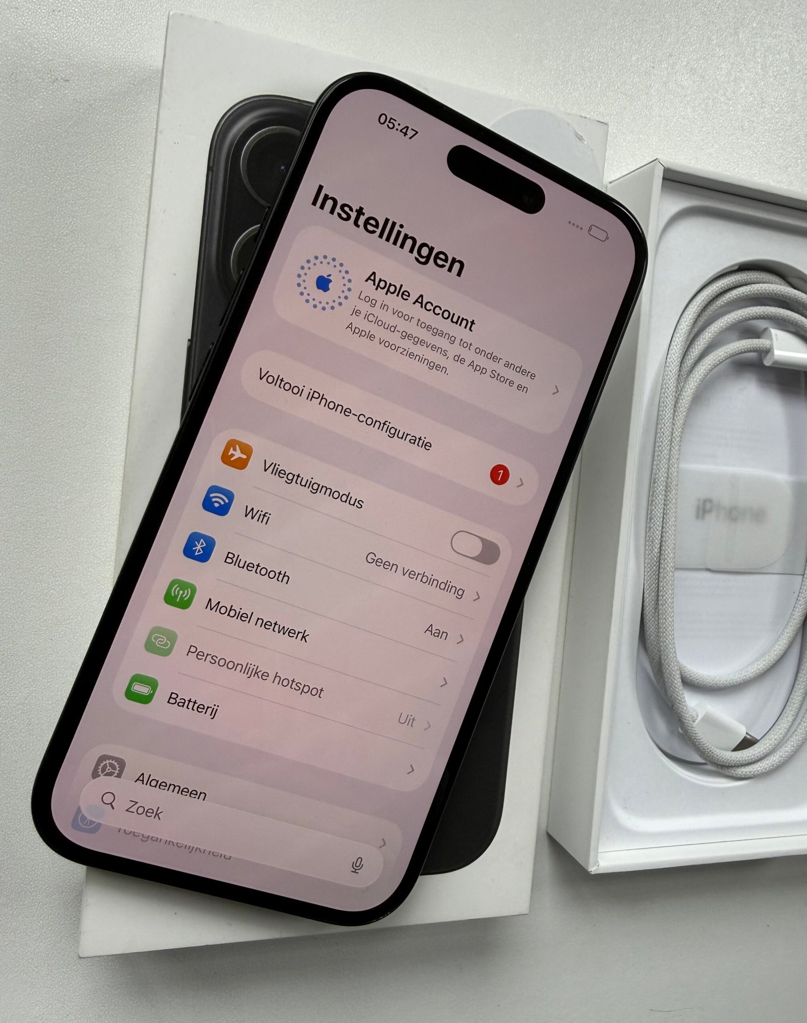 iPhone 15 128GB Zwart | Nieuw | Batterie 100% | Garantie - Image 2