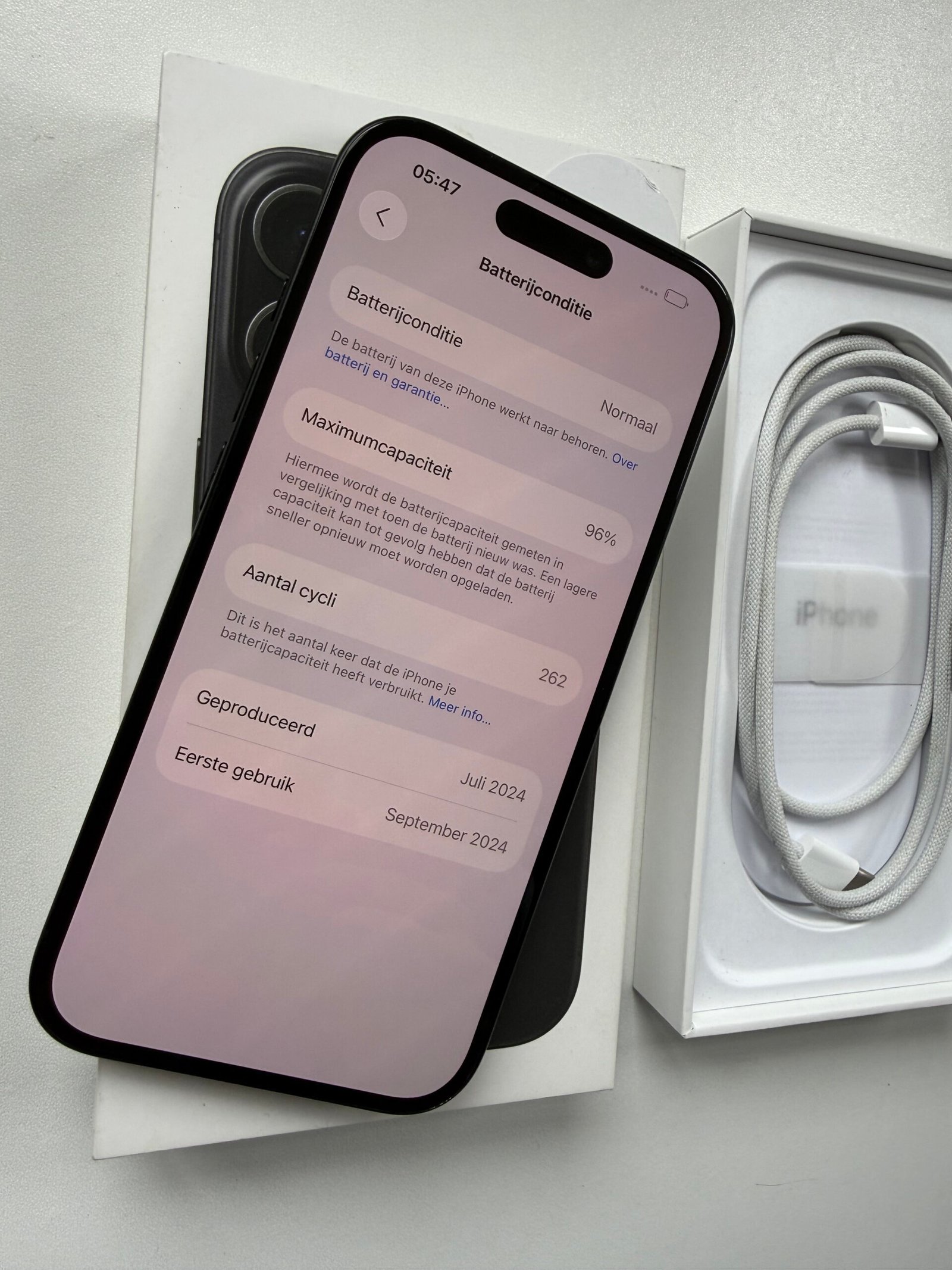 iPhone 15 128GB Zwart | Nieuw | Batterie 100% | Garantie - Image 3