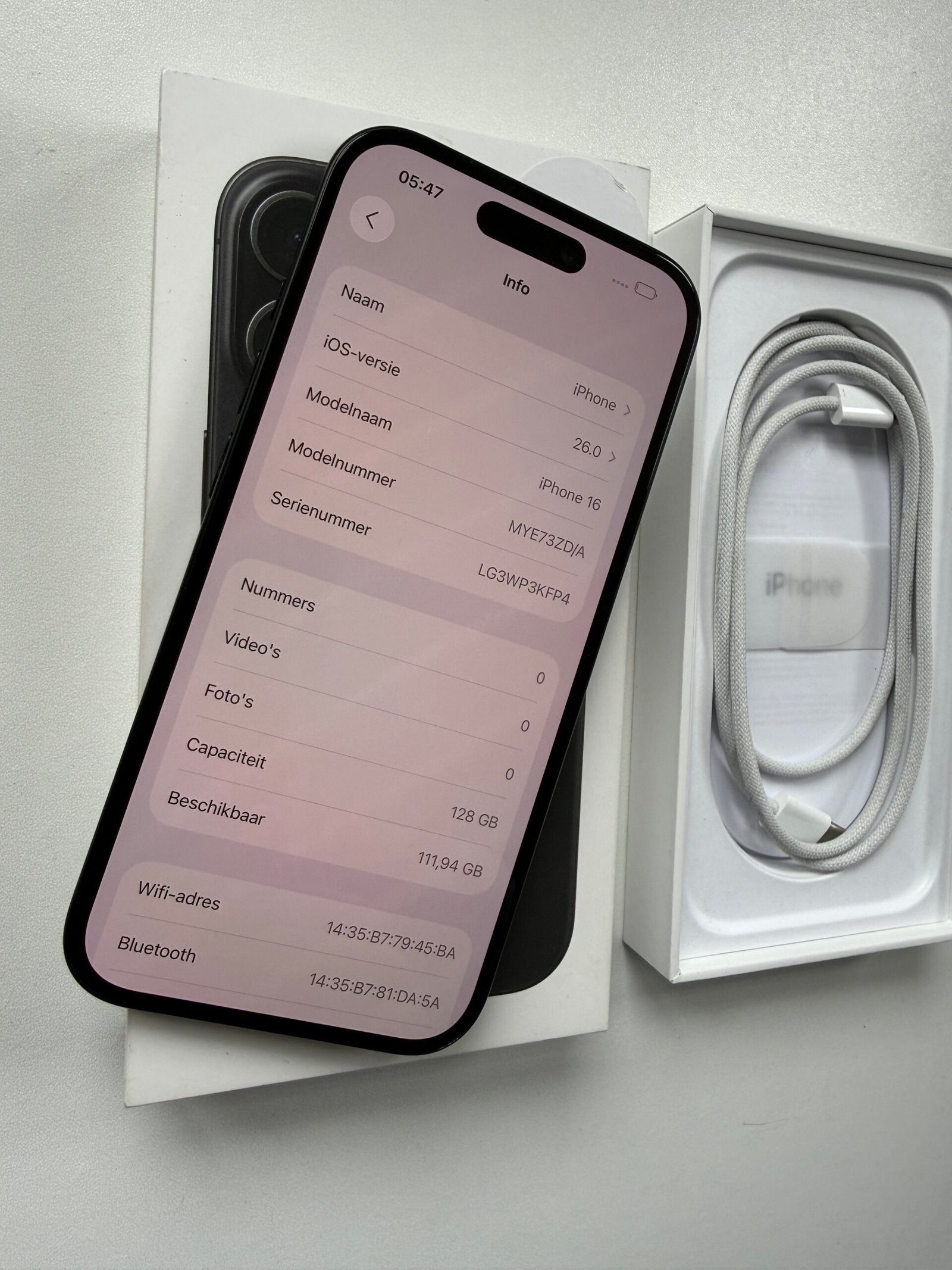 iPhone 15 128GB Zwart | Nieuw | Batterie 100% | Garantie - Image 4